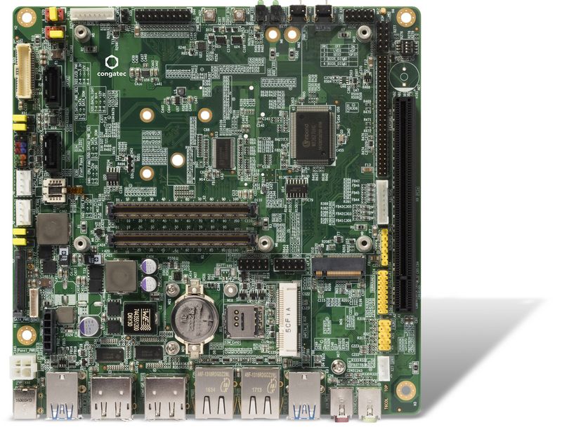 congatec presenta una placa base Mini-ITX de alta gama escalable a todos  los tipos de procesador - congatec